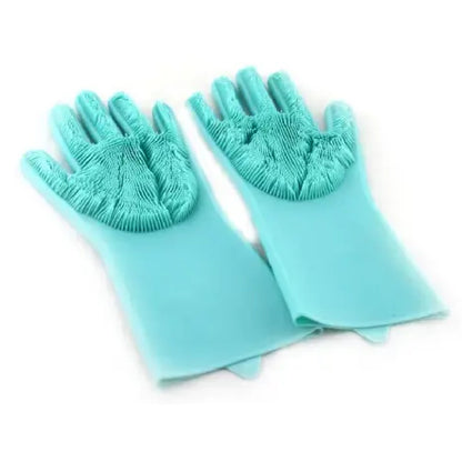 Рукавички для кухні Kitchen Gloves, Помаранчеві / Силіконові рукавички для миття посуду
