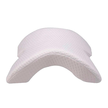 Ортопедична вигнута подушка з ефектом пам'яті (35*30*13 см) Nap pillow NJ-137, Білий / Подушка для шиї