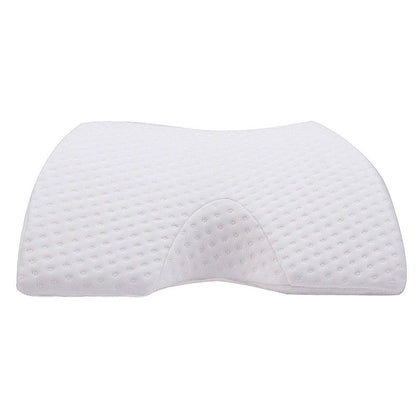 Ортопедична вигнута подушка з ефектом пам'яті (35*30*13 см) Nap pillow NJ-137, Білий / Подушка для шиї