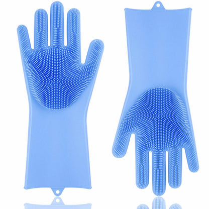 Рукавички для кухні Kitchen Gloves, Помаранчеві / Силіконові рукавички для миття посуду