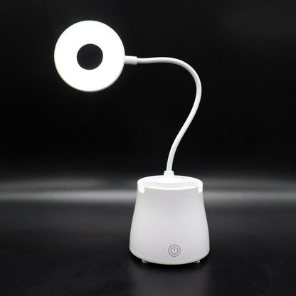 Настільна лампа з USB, LED TABLE LAMP, Біла / Акумуляторна LED лампа-підставка