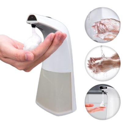 Автоматичний дозатор для рідкого мила 480мл, від батарейок, Білий / Сенсорний диспенсер для мила