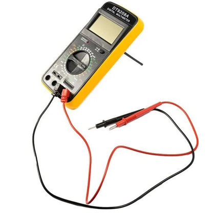 Цифровий мультиметр тестер DT-9208А, Чорний / Універсальний тестер напруги
