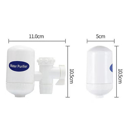 Насадка на кран для проточної води Water Purifier, Білий / Водопровідний фільтр насадка на змішувач