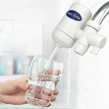Насадка на кран для проточної води Water Purifier, Білий / Водопровідний фільтр насадка на змішувач