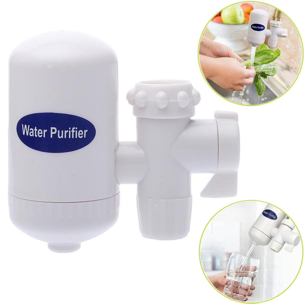 Насадка на кран для проточної води Water Purifier, Білий / Водопровідний фільтр насадка на змішувач