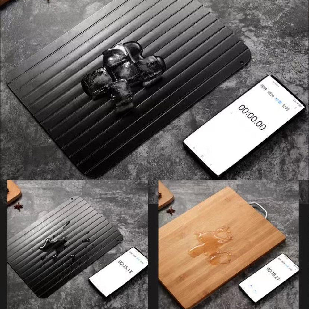 Алюмінієва дошка для швидкого розморожування продуктів 29,5х20,3 см Defrost Express / Килимок для розморожування
