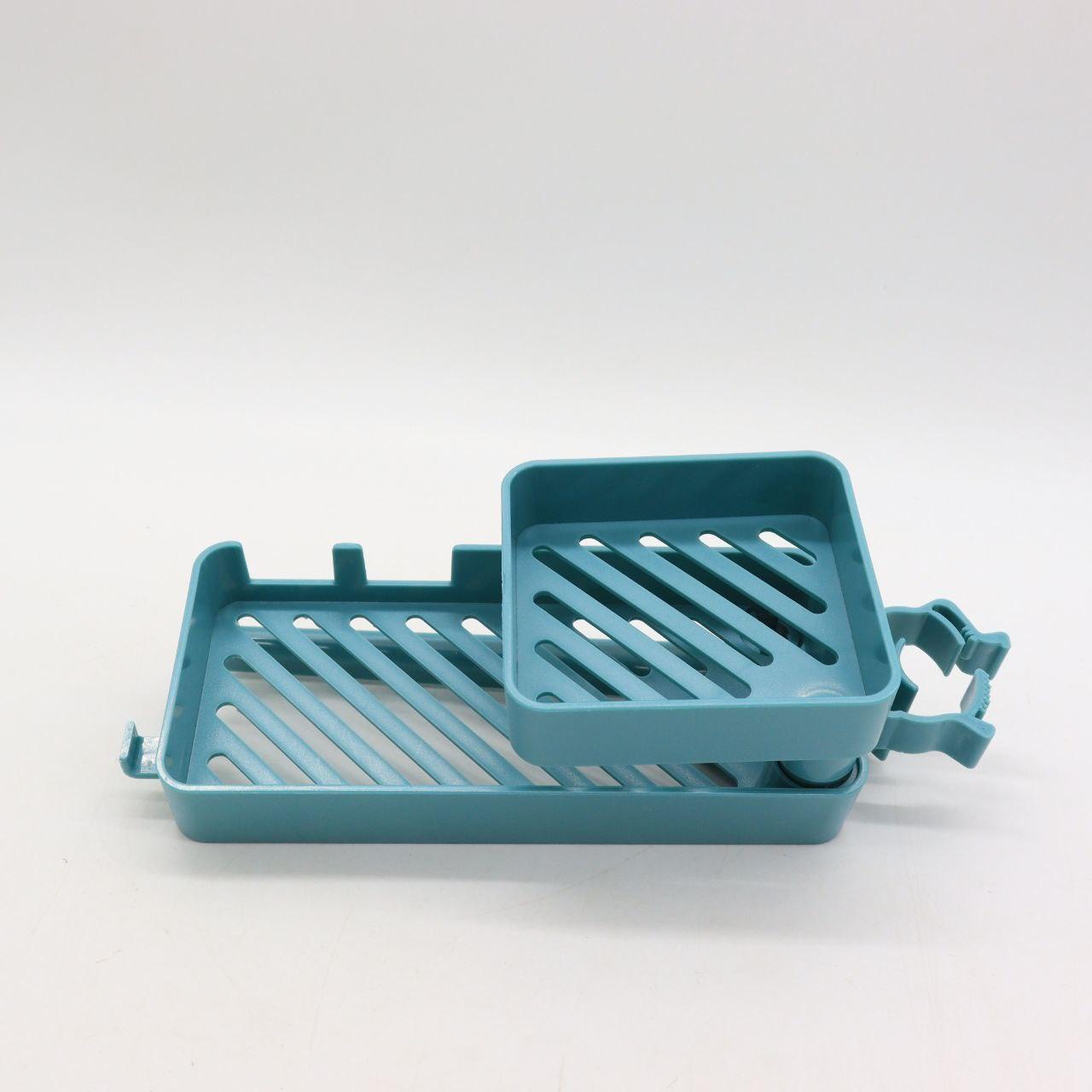 Полиця для ванної кімнати 3в1 Shower Rack (19x10x8,5 см), Синій / Органайзер для мийки на кухню