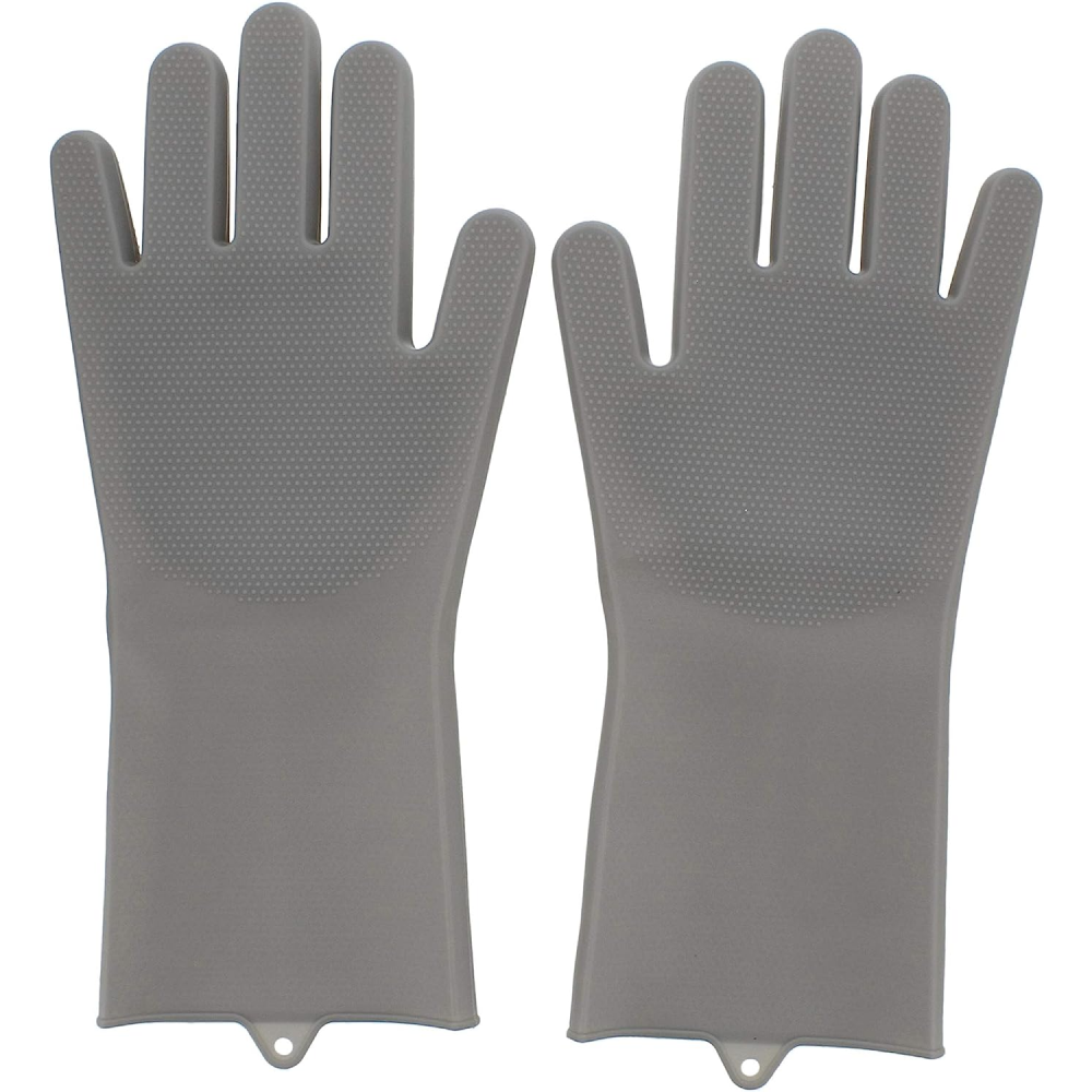 Рукавички для кухні Kitchen Gloves, Помаранчеві / Силіконові рукавички для миття посуду