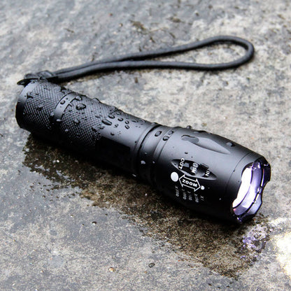 Тактичний ліхтар Bailong BL-1831-Т6, Чорний / Акумуляторний ручний ліхтарик / Ліхтарик акумуляторний