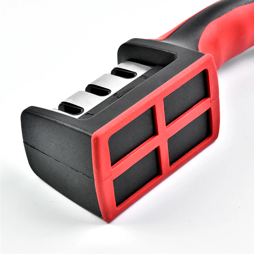 Точилка для ножів Sharpener RS-168 NJ-523, Чорний / Кухонна механічна точилка / Ножеточка