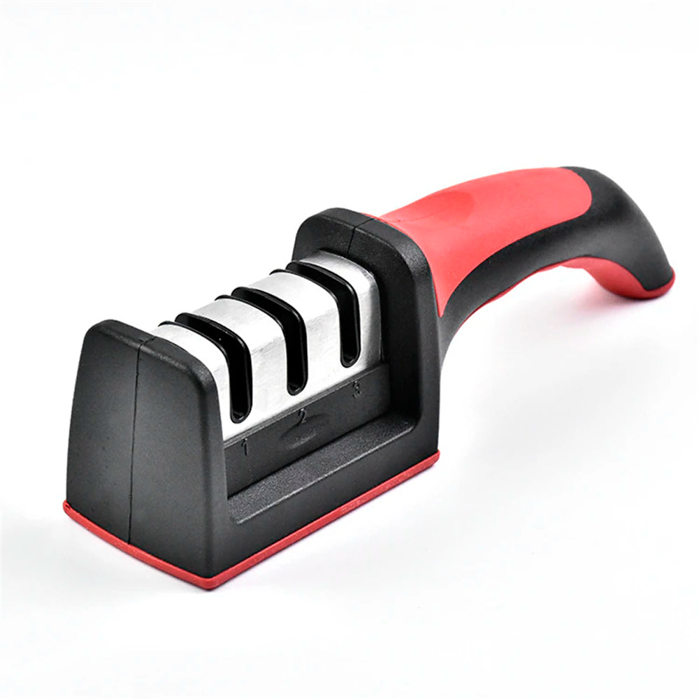 Точилка для ножів Sharpener RS-168 NJ-523, Чорний / Кухонна механічна точилка / Ножеточка