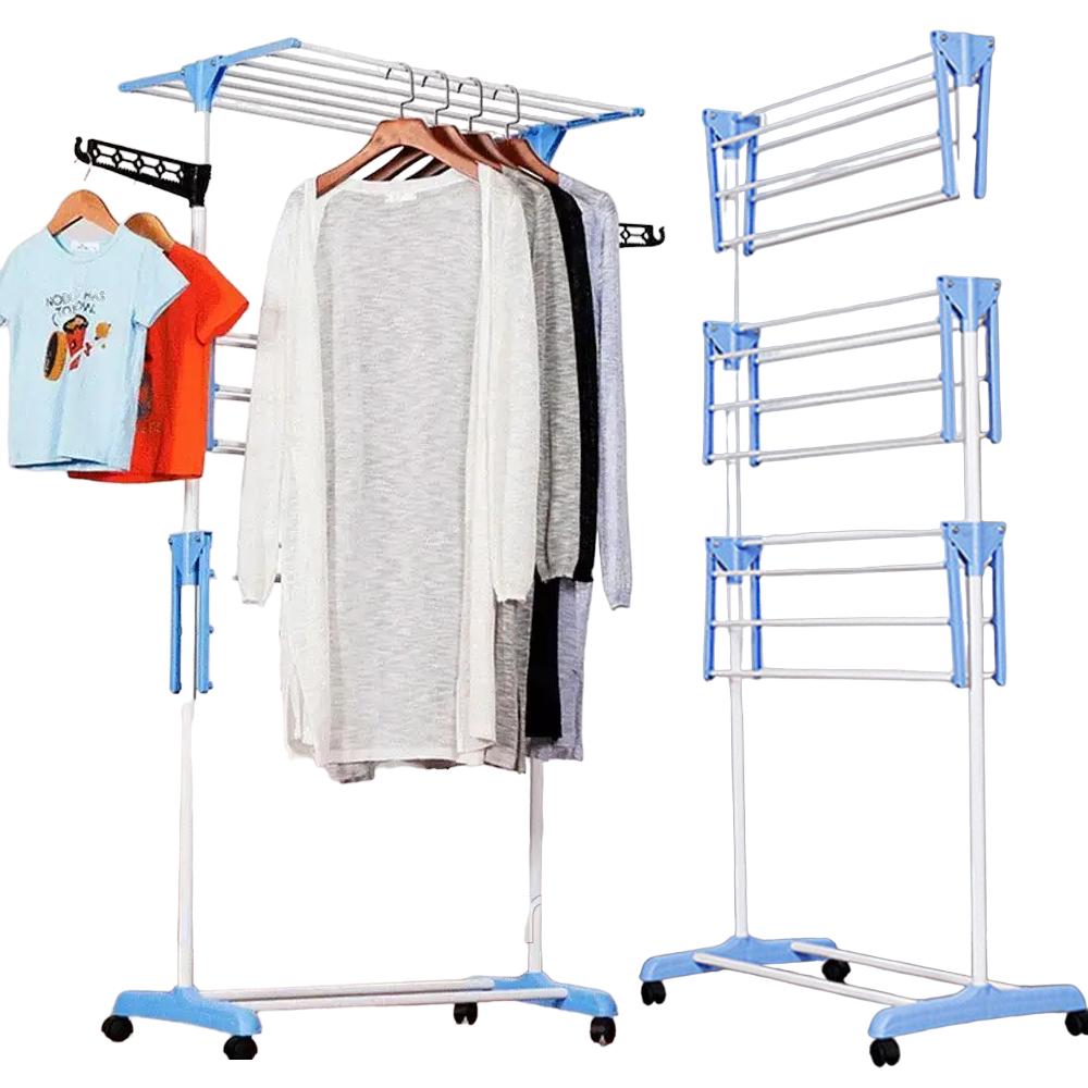 Підлогова сушка для одягу Garment, 20кг, 172см, на 3 яруси, TW 118, Білий / Кімнатна сушарка для білизни