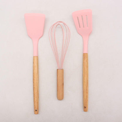 Набір кухонного приладдя 12шт Kitchen Set, / Кухонний набір силіконовий з підставкою