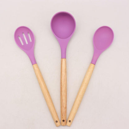 Набір кухонного приладдя 12шт Kitchen Set, / Кухонний набір силіконовий з підставкою