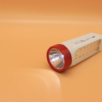 Ліхтар-прожектор 2в1 PT-238, з USB-зарядкою та боковою лампою, Білий / Потужний ручний LED ліхтарик