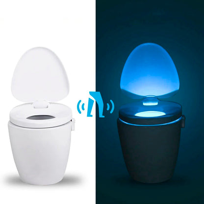 Підсвічування для унітазу LED, BOWL LIGHT з датчиком руху, Білий / Розумне різнокольорове підсвічування для унітазу