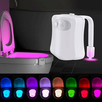 Підсвічування для унітазу LED, BOWL LIGHT з датчиком руху, Білий / Розумне різнокольорове підсвічування для унітазу