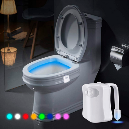 Підсвічування для унітазу LED, BOWL LIGHT з датчиком руху, Білий / Розумне різнокольорове підсвічування для унітазу