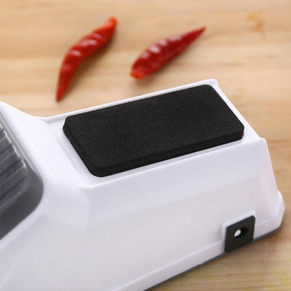 Електрична точила для ножів Electric Knife Sharpener від USB, Білий / Професійна електроточила / Ножеточка