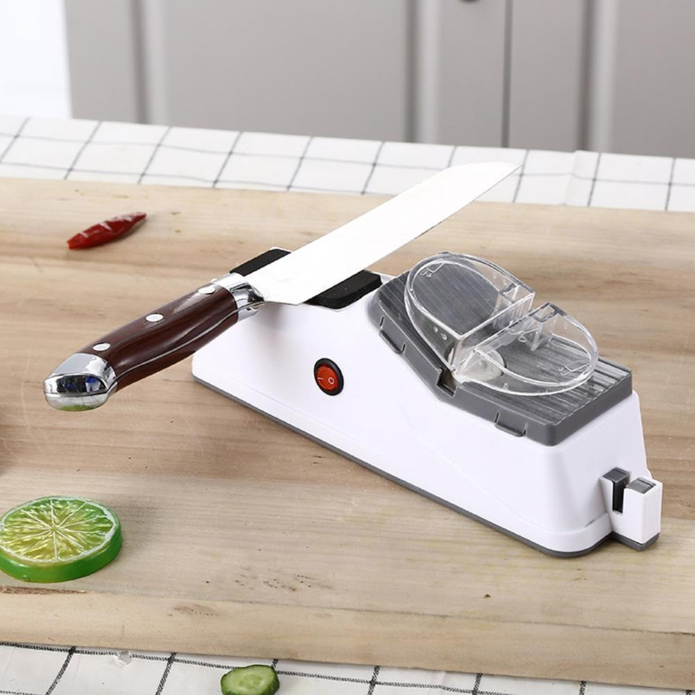 Електрична точила для ножів Electric Knife Sharpener від USB, Білий / Професійна електроточила / Ножеточка
