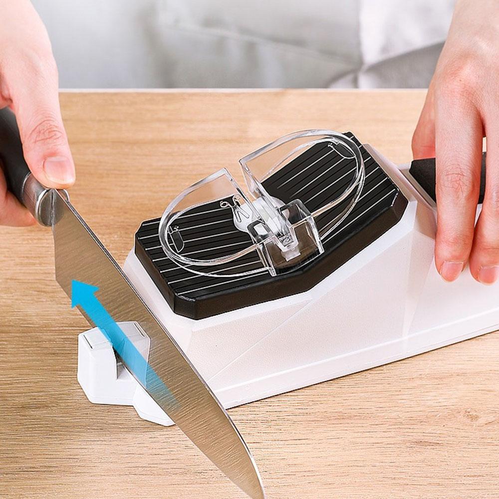 Електрична точила для ножів Electric Knife Sharpener від USB, Білий / Професійна електроточила / Ножеточка