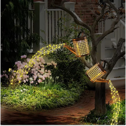 2шт Садовий ліхтар на сонячній батареї, 80 см Fairy lamp / Світильник садовий / Вуличний ліхтар