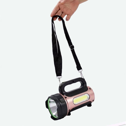 Кемпінговий ліхтар на сонячній батареї з Powerbank HEL-T93 LED + COB, Рожевий / Акумуляторний ліхтарик