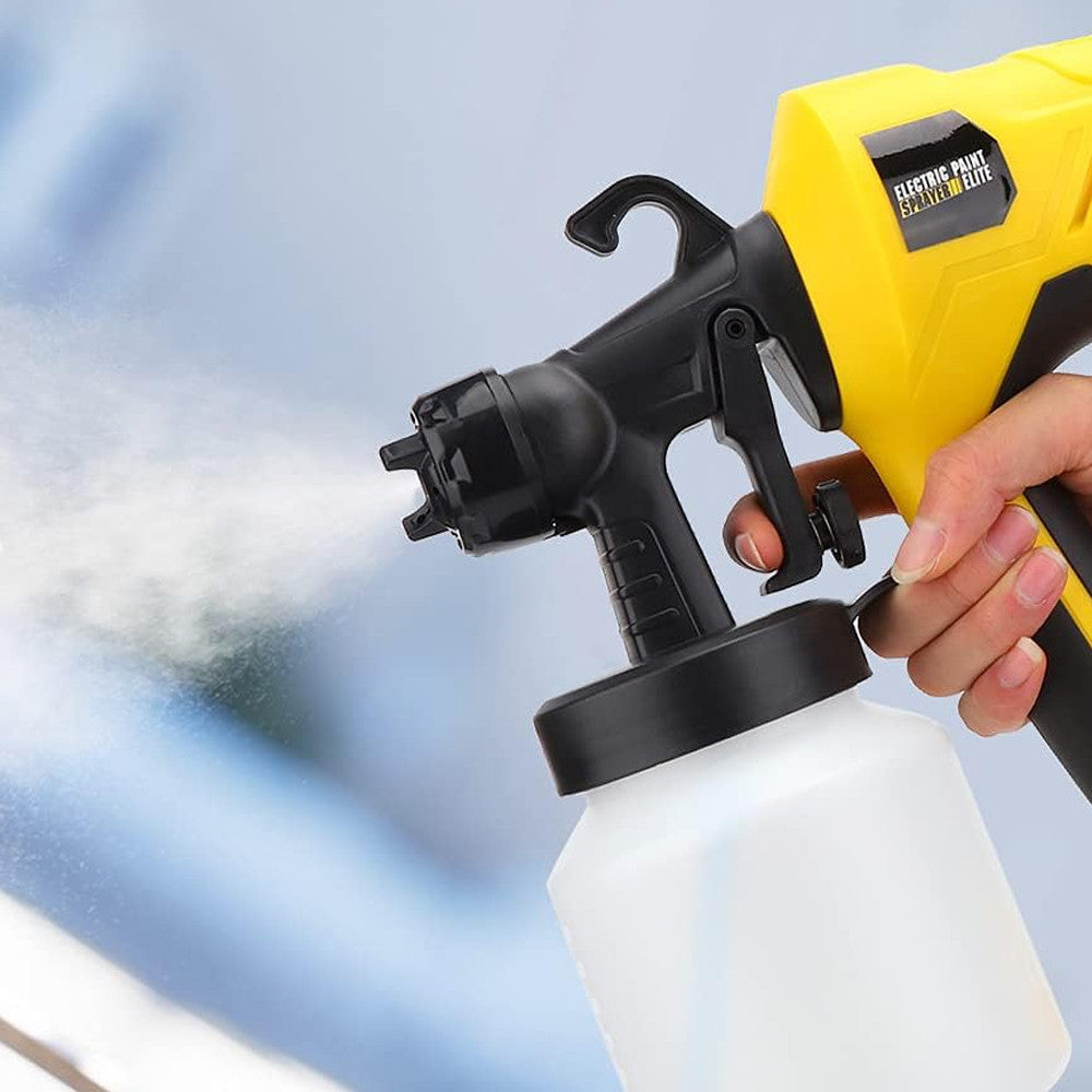 Фарборозпилювач 800мл, 500W, 3 режими розпилення, Electric Paint Sprayer, Жовтий / Краскопульт електричний