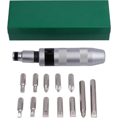 Набір ударних викруток 13в1 Impact Screwdriver Set та кейс, Зелений / Викрутка ударно-поворотна / Набір інструментів