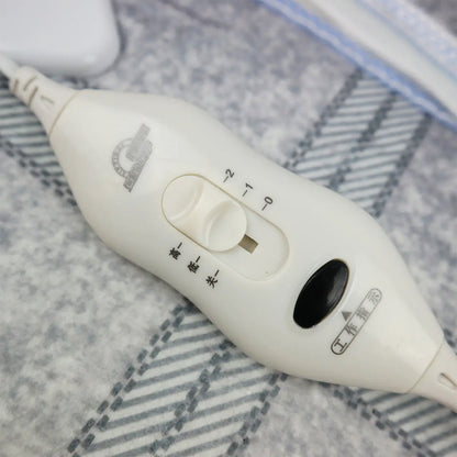 Електропростирадло з підігрівом 150х120см Electric blanket, Сіра / Електроковдра з терморегулятором