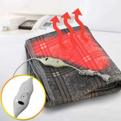 Електропростирадло з підігрівом 150х120см Electric blanket, Сіра / Електроковдра з терморегулятором