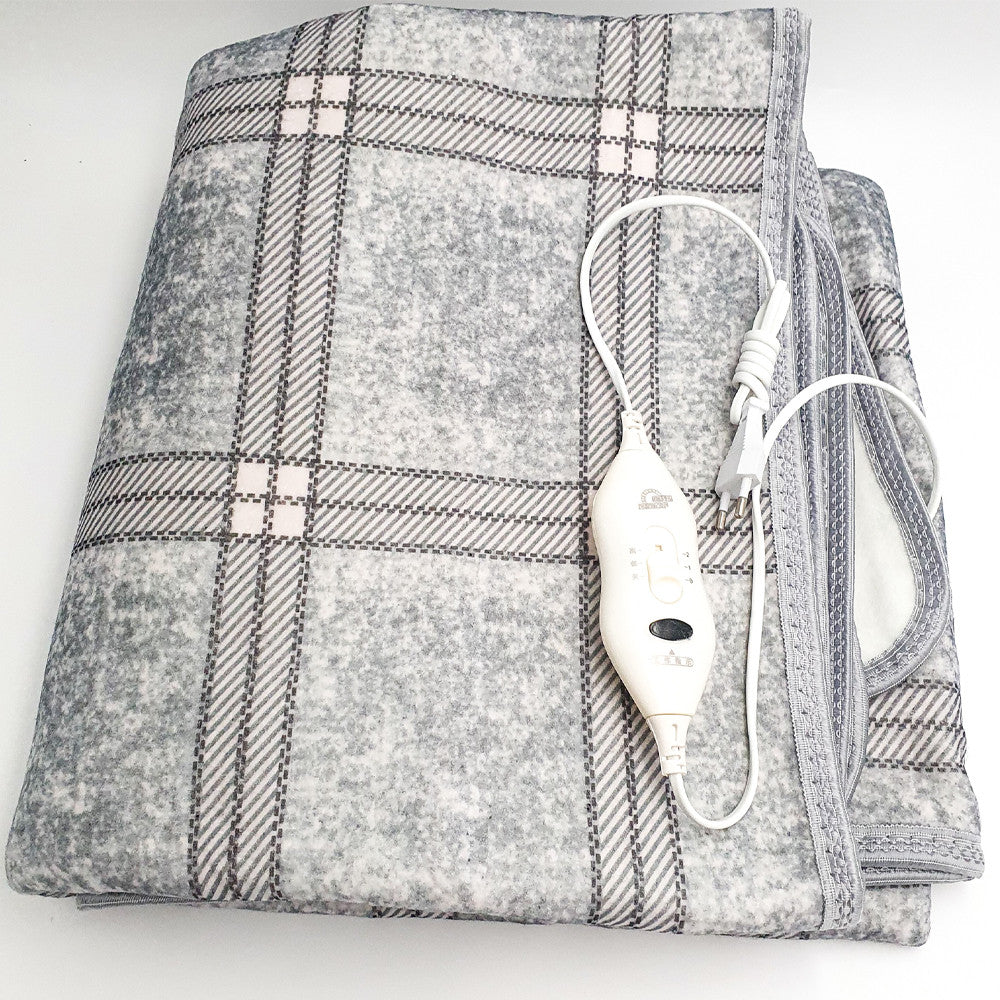 Електропростирадло з підігрівом 150х120см Electric blanket, Сіра / Електроковдра з терморегулятором