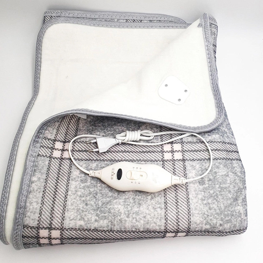 Електропростирадло з підігрівом 150х120см Electric blanket, Сіра / Електроковдра з терморегулятором