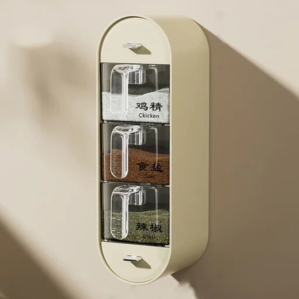 Настінний органайзер для спецій Spice organizer, Білий / Підвісний органайзер для круп / Органайзер для кухні