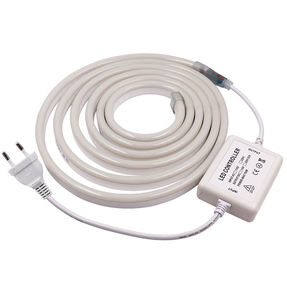 Неонова LED стрічка на 5 м, LED NEON multi with function, 12V-220V, Rgb / Світлодіодне RGB підсвічування силіконове