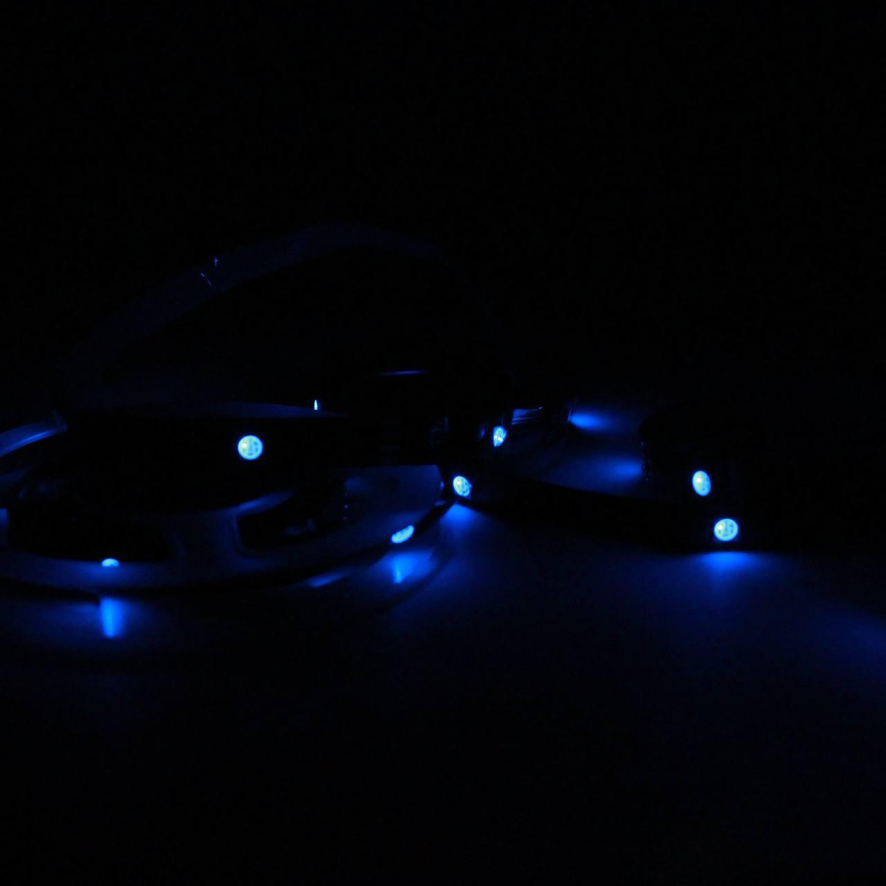 Світлодіодна RGB стрічка 5м, від USB, з пультом 5050 / Багатобарвна стрічка для інтер'єру / RGB підсвітка