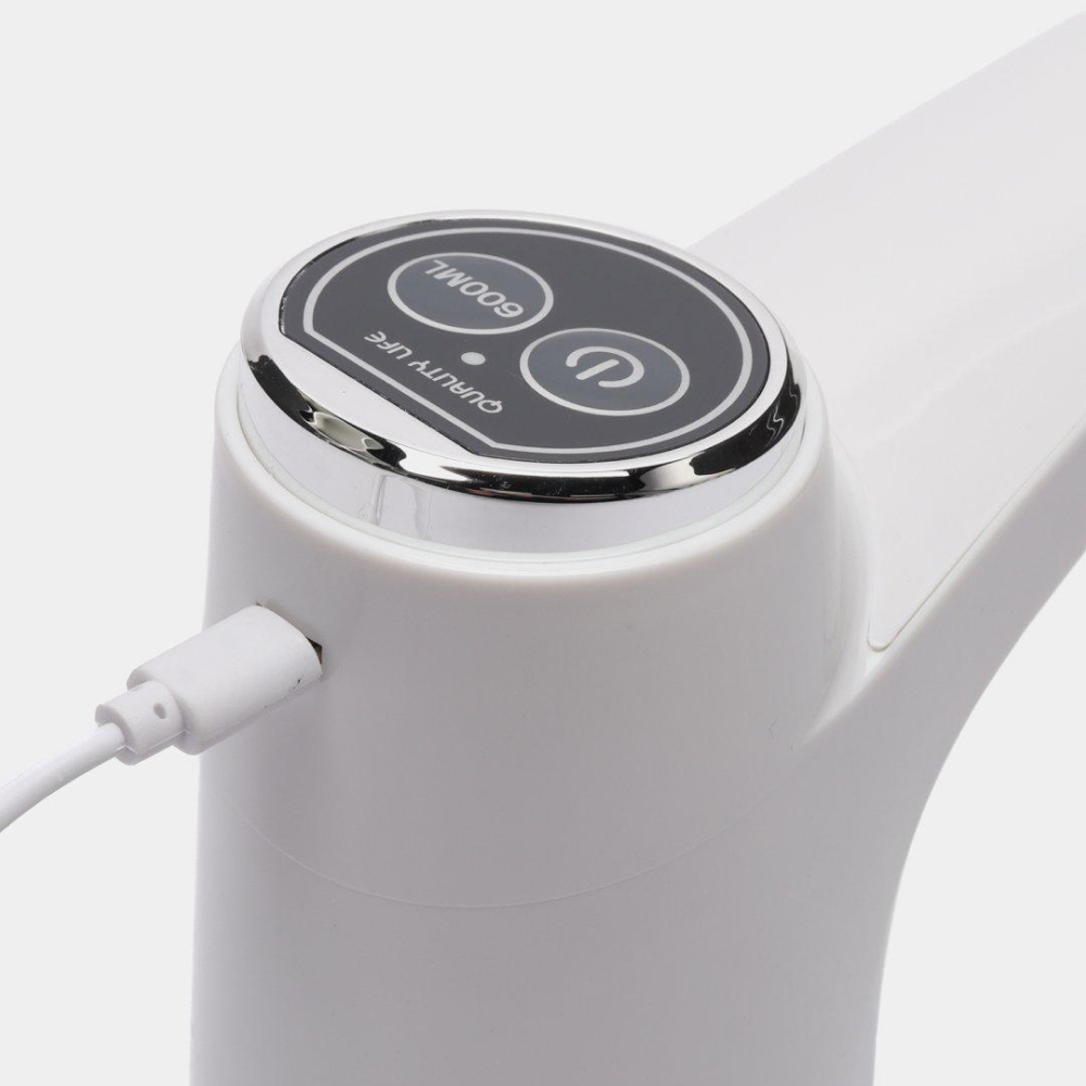 Електрична помпа для води з USB, ePump Smart Touch, Білий / Акумуляторна помпа на бутель / Електропомпа для води