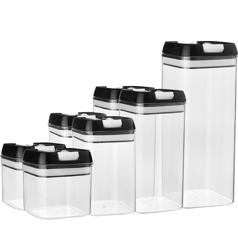 Набір контейнерів 7шт для зберігання сипучих Food storage container, Білий / Органайзер для круп