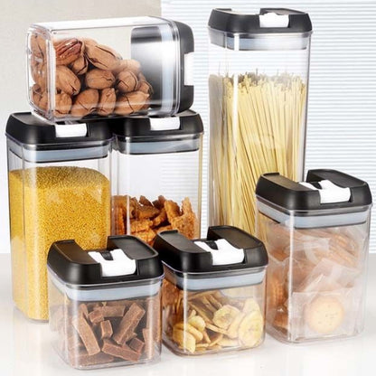 Набір контейнерів 7шт для зберігання сипучих Food storage container, Білий / Органайзер для круп