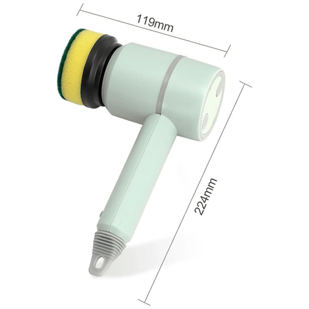 Акумуляторна щітка для прибирання від USB та 3 насадки, Cleaner brush, / Багатофункціональна електрощітка