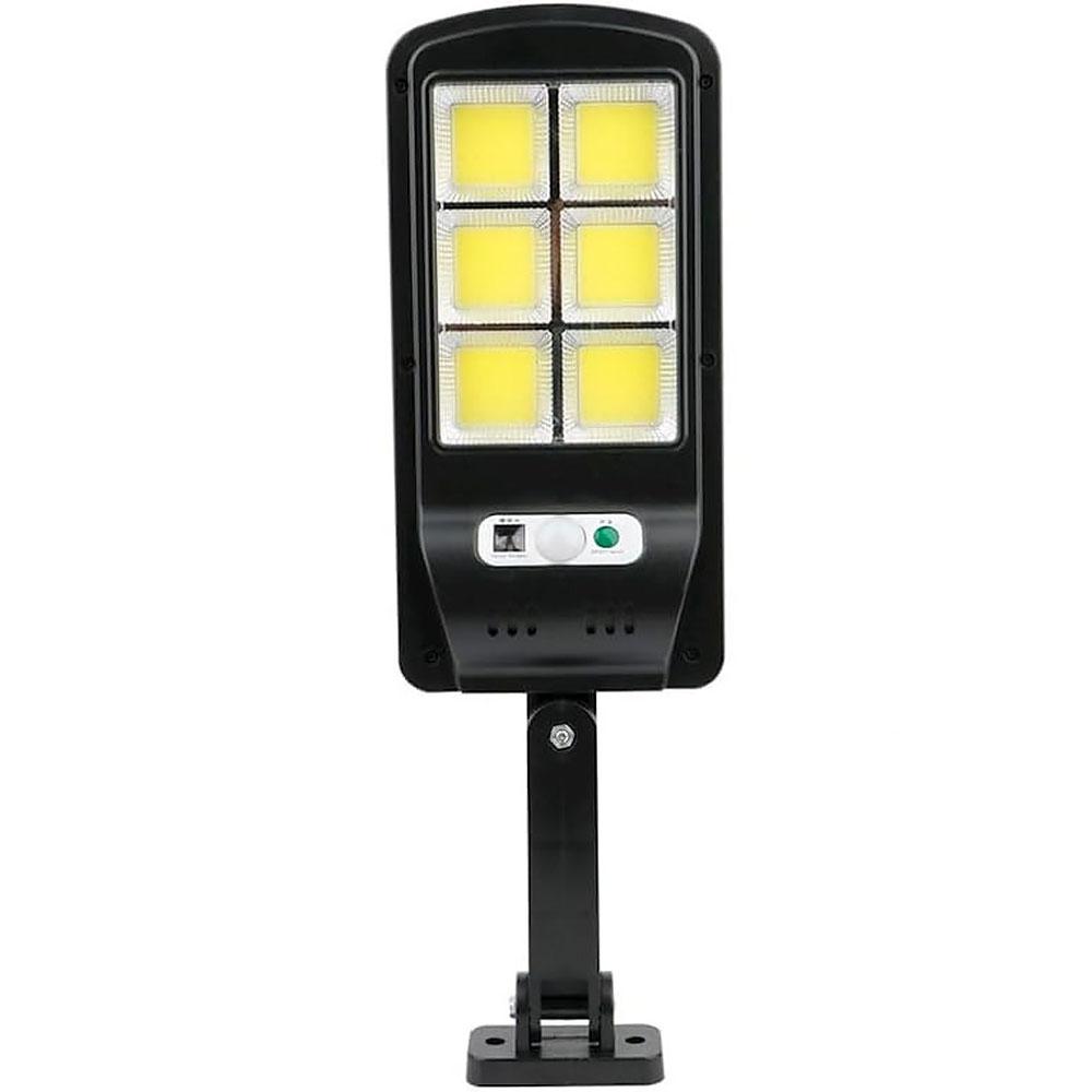 2 шт - Вуличний ліхтар на сонячній батареї Solar Light BL BK120-6COB, Чорні / Вуличний світильник з пультом ДУ
