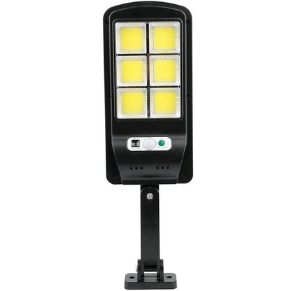 2 шт - Вуличний ліхтар на сонячній батареї Solar Light BL BK120-6COB, Чорні / Вуличний світильник з пультом ДУ