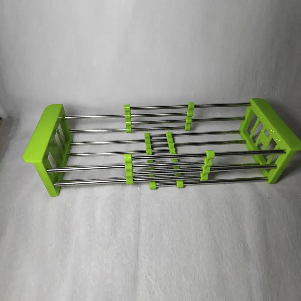 Багатофункціональна складна кухонна полиця для сушіння Kitchen Drain Shelf Rack / Сушарка для овочів та фруктів