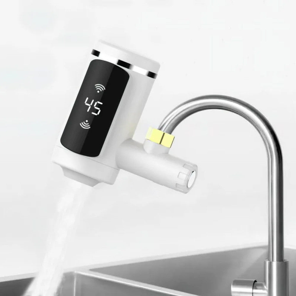 Проточний водонагрівач 3000Вт, Water Heater, Білий / Електричний водонагрівач на кран / Нагрівач води