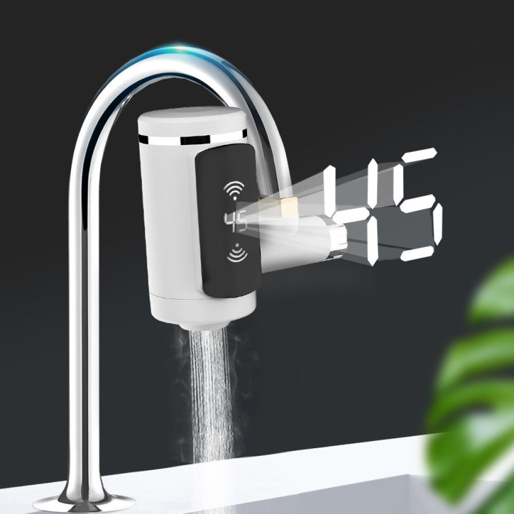 Проточний водонагрівач 3000Вт, Water Heater, Білий / Електричний водонагрівач на кран / Нагрівач води