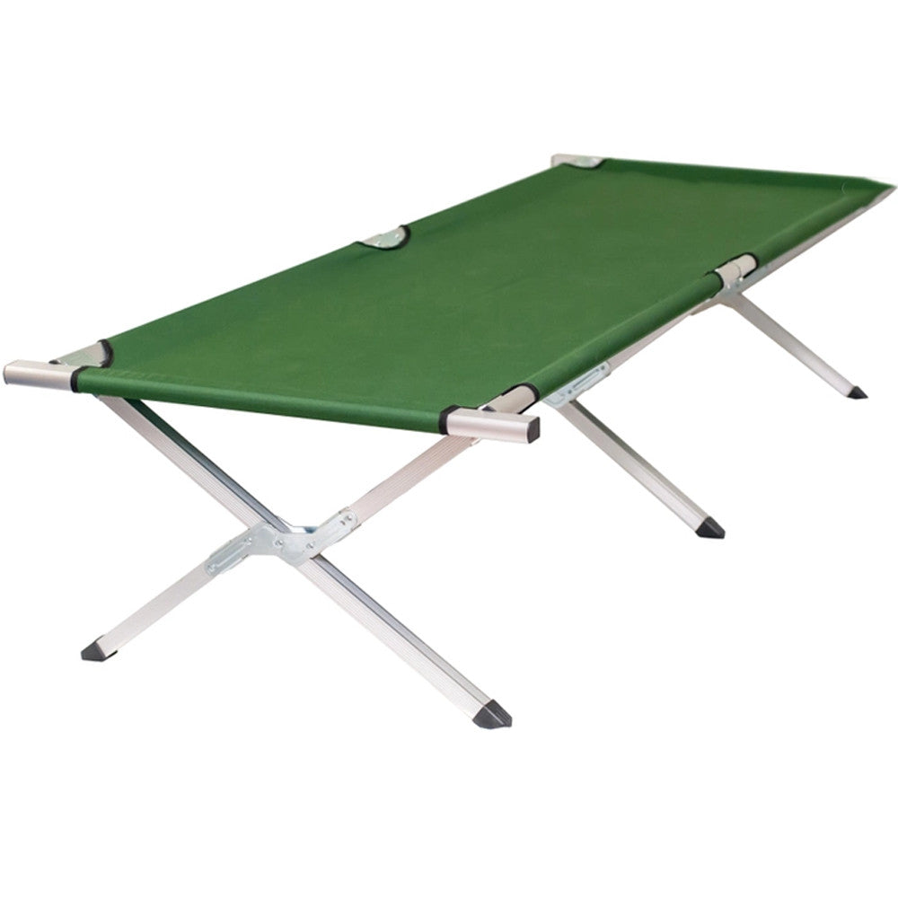 Розкладушка для кемпінгу до 120 кг, 189х60х45см, Зелене / Туристичне ліжко-розкладачка