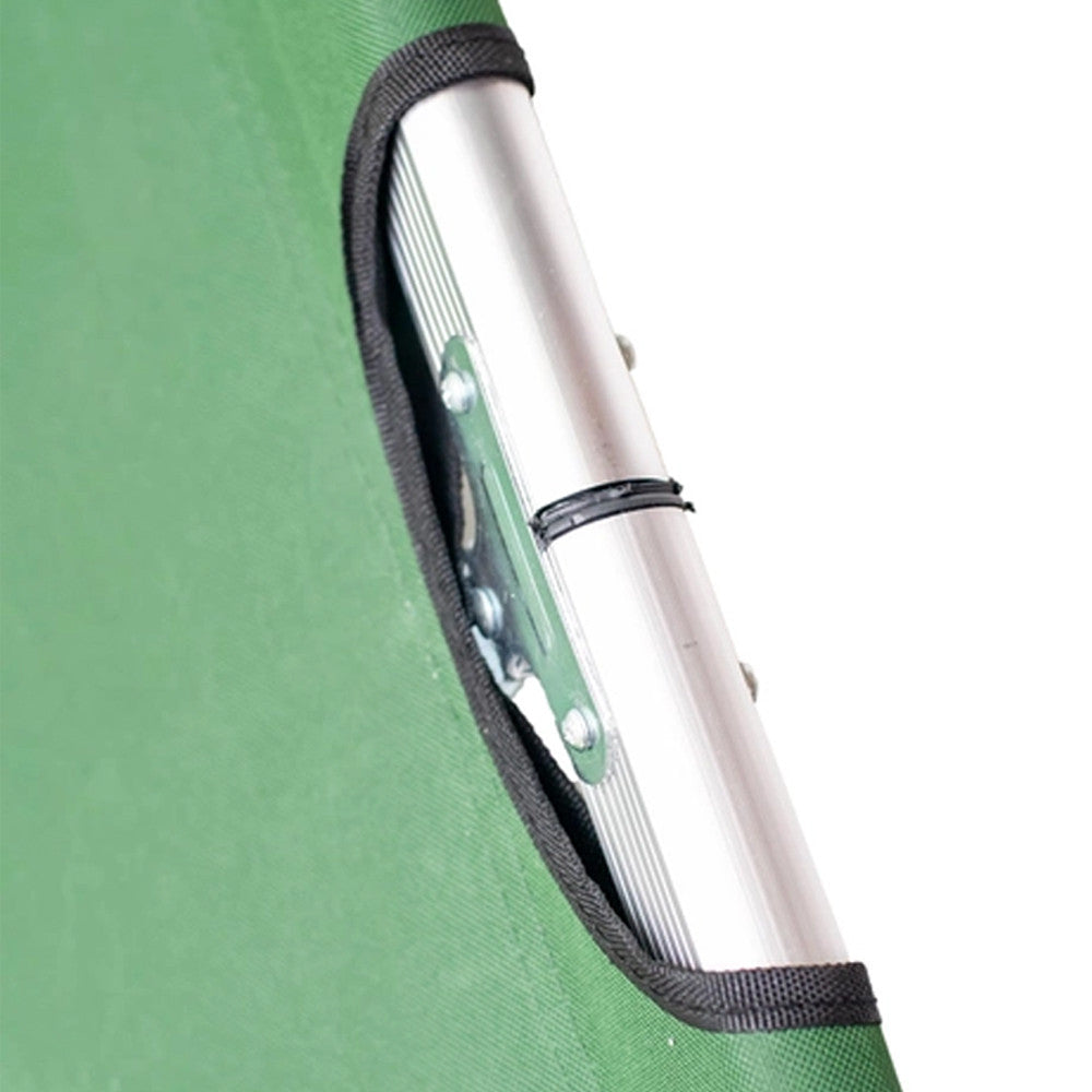 Розкладушка для кемпінгу до 120 кг, 189х60х45см, Зелене / Туристичне ліжко-розкладачка