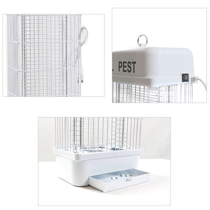 Москітна лампа від мережі, Renata Electric Insect Killer RT1X15W, Білий / Знищувач комах / Лампа від мух