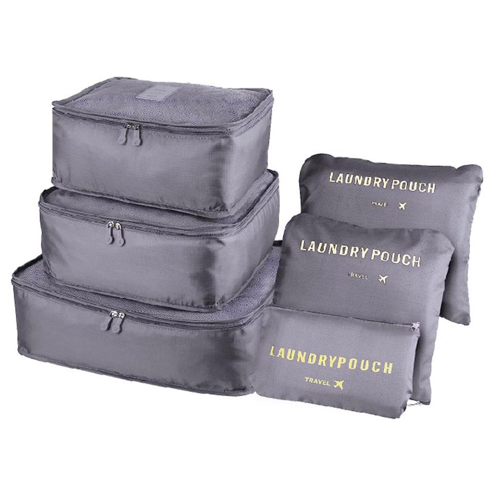 Набір дорожніх органайзерів 6 шт Secret Pouch, / Косметички для поїздок / Органайзери для подорожей